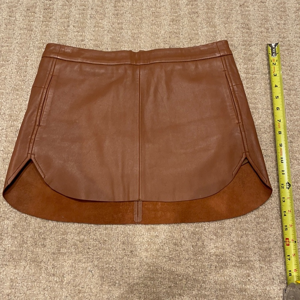 Michelle Mason leather mini